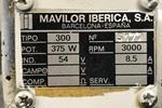 Mavilor Iberica DC motor tipo 300 375w 54v