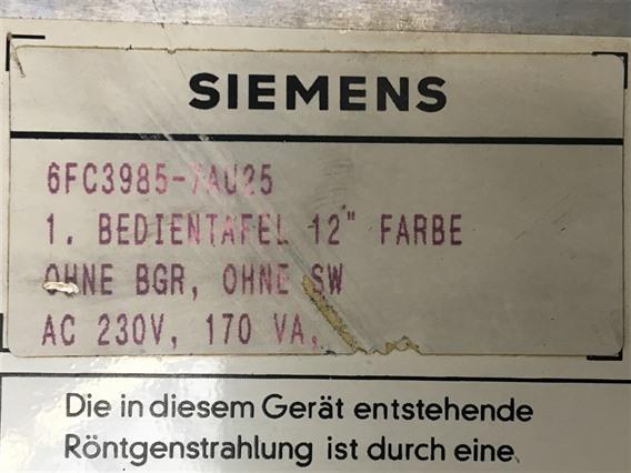 Siemens Sinumerik 6FC3985