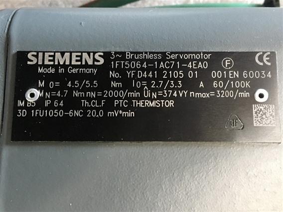 Siemens 1FT5064-1AC71-4EA0