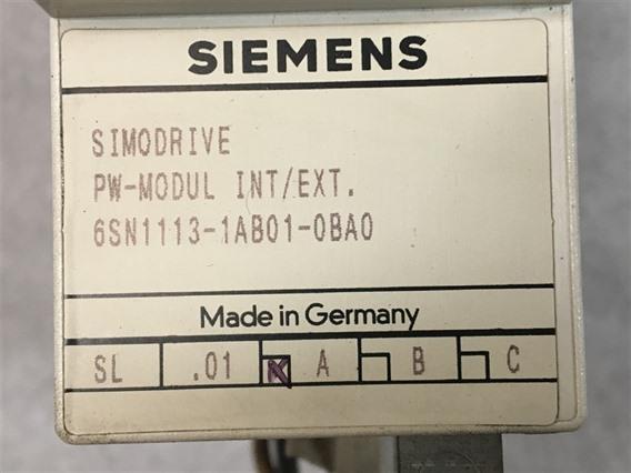 Siemens PW module int/ext. 6SN1113-1AB01-0BA0