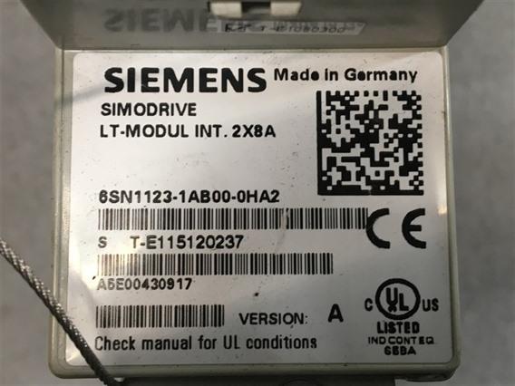 Siemens LT-Modul Int.2X8A 6SN1123-1AB00-0HA2