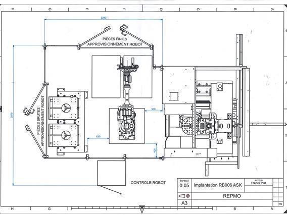 Huron K3X8F X: 780 - Y: 700 - Z: 500 mm CNC