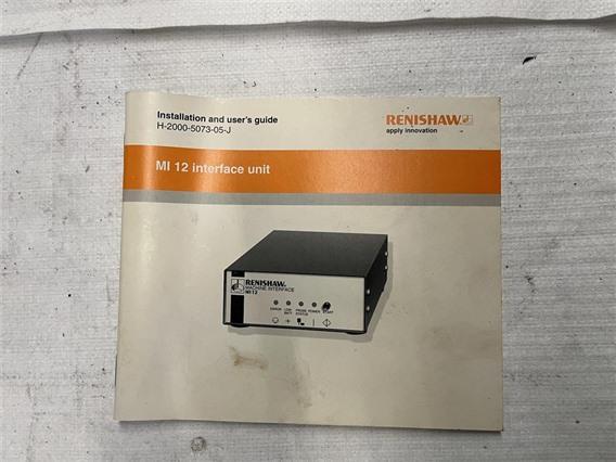 Renishaw MI 12 interface unit