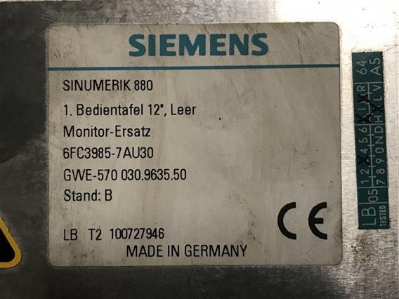 Siemens simunerik 880 6FC3985-7AU30