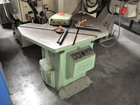 Comaca 250 x 4 mm (fixed), Hydraulic corner notcher