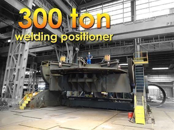 Unique Readco 300 ton welding positioner