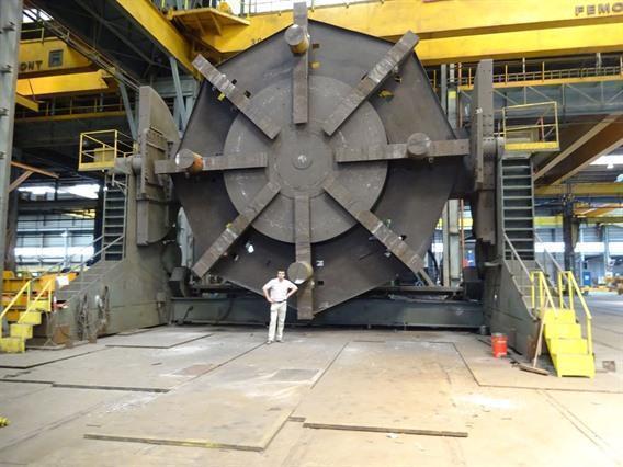 Unique Readco 300 ton welding positioner