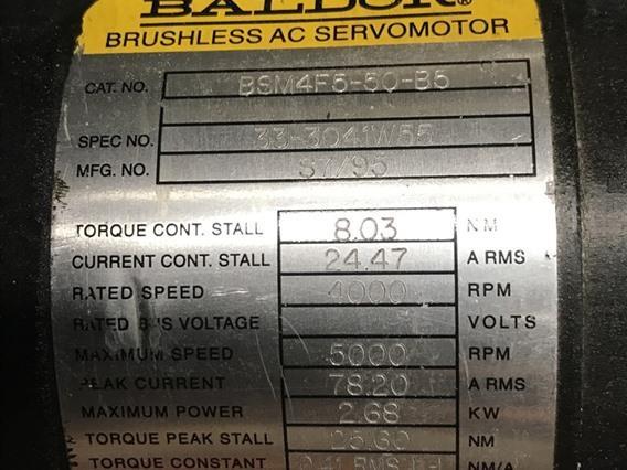 Baldor BSM4F5-50-B5 AC Servomotor