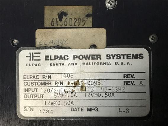 Elpac Power Systems 1-635-0098