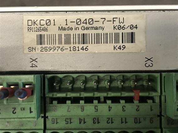 Indramat ecodrive AC-servo controller DKC01 1-040-7-FW