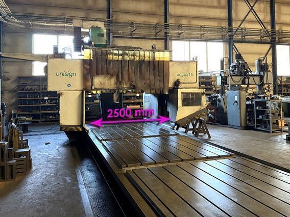 Unisign Uniport 6 X: 8000 - Y: 2500 - Z: 800 mm CNC