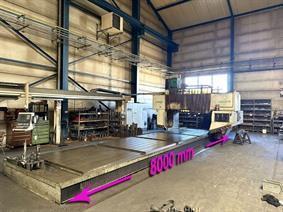 Unisign Uniport 6 X: 8000 - Y: 2500 - Z: 800 mm CNC, Bettfrasmaschine mit beweglichem tisch