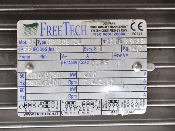ZM Freetech motor 1,1 kW