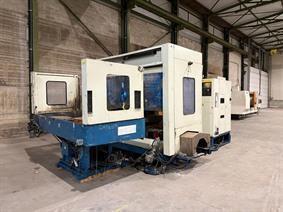 Daewoo X: 1250 - Y: 1000 - Z: 1000 mm CNC, Horizontal machining centers