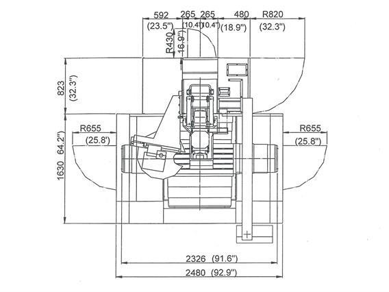 Chevalier X: 850 - Y: 510 - Z: 510 mm CNC