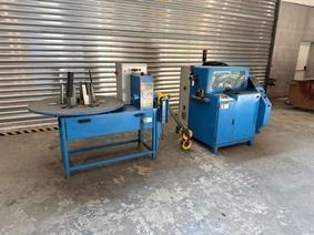 Clavel TA177 automatic cutting of metal reinforced hoses, Circular & abrasive cold sawing machines