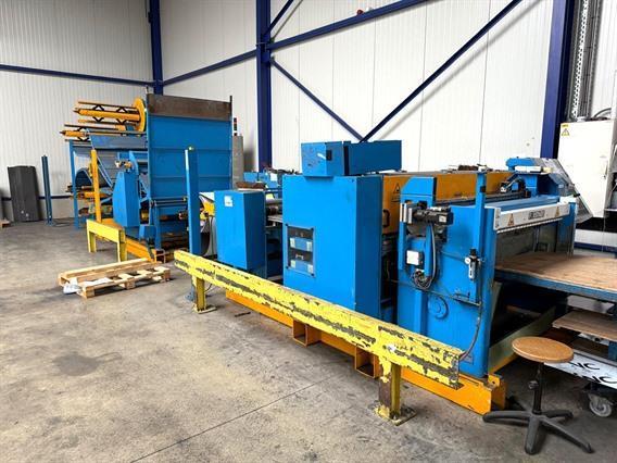 Forstner 1250 x 2 mm slitting & cut to length CNC