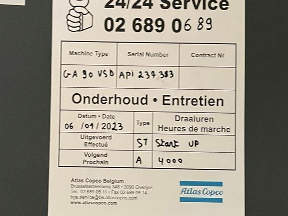 Atlas-Copco GA90VSD + FF 2023