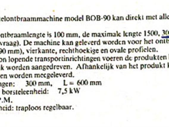 Bewo BCH-90 zaagstraat