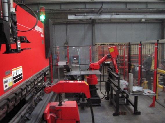 Amada Astro 100T x 3220 CNC Robot bending Cell