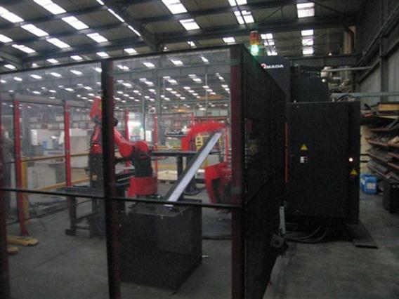 Amada Astro 100T x 3220 CNC Robot bending Cell