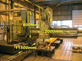 Mas Tos VSP 50 CNC ISO 40 - X:11750 mm, Radiaalboormachines