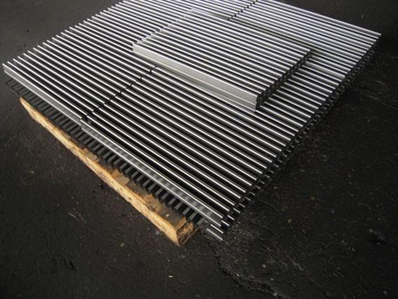 Incomplete Production line for radiators