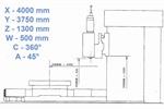 Forest Line Vegamill TA 323 CNC Ø 3240 x H 1350 mm