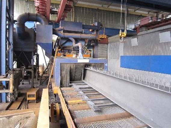 Large Sandblasting plant 3000 x 1500 mm