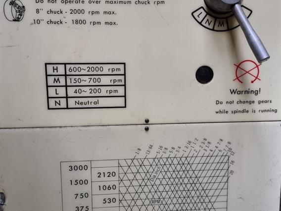 Chevalier FCL 1840 - Ø 460 x 1000 mm CNC