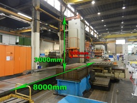 Kollman CNC EL-G 120 - X:8000 - Y: 3000 - Z: 900 mm , Fresadoras de bancada con columna móvil