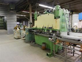 Dimeco decoil./ straight/ feeder LVD punchpress, Open gap presses