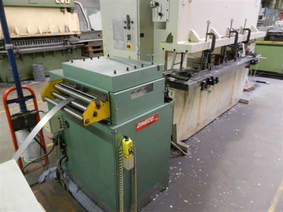 Dimeco decoil./ straight LVD punchpress + rollforming