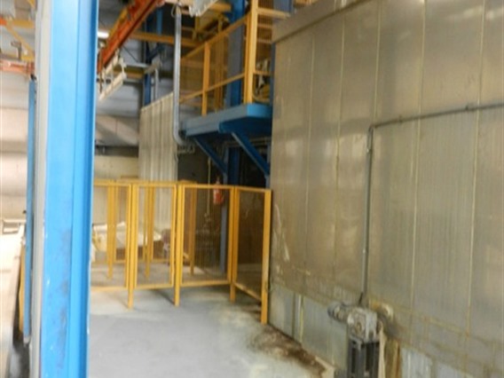 Sames installation degreasing/anaforese/powder coating 