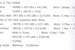 Tae Yeon TAC-HD60A cut to length for rebar