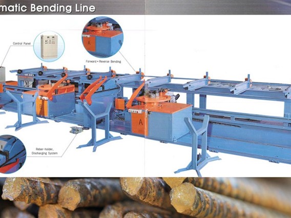 Tae Yeon TAB-HD42D auto bending line for rebar