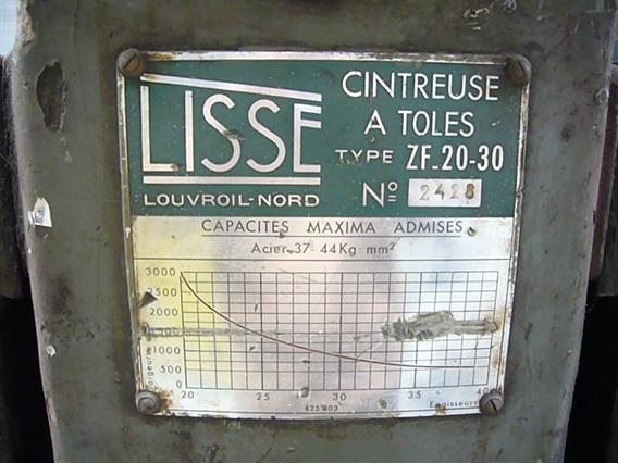 Lisse ZF2030 3100 x 25 mm