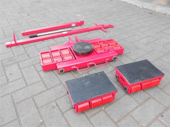 Trolley system for moving machinery 24 ton