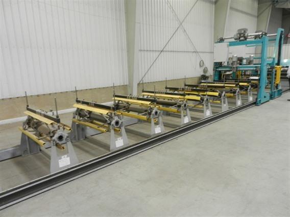 E-vunture Centurio decoiling/cut to length line 1250 x 1,25 mm