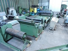 Gabella cut to length/slitting line 1550 x 2 mm CNC, Slittingline