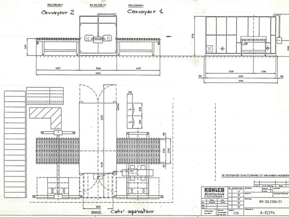 Arku/Kohler part straightener 2000 x 40 mm CNC