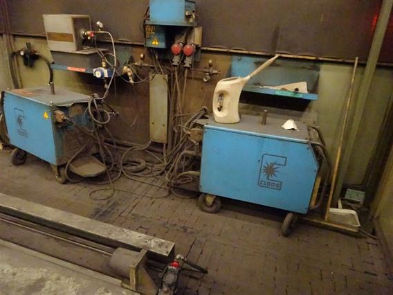 Cloos Romat 310 welding robot for big pieces