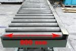 Roller conveyor/scissorlift 3400 mm - 3 ton