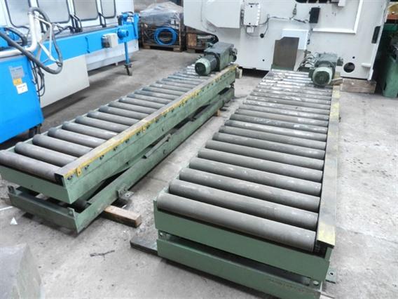 Roller conveyor/scissorlift 3400 mm - 3 ton