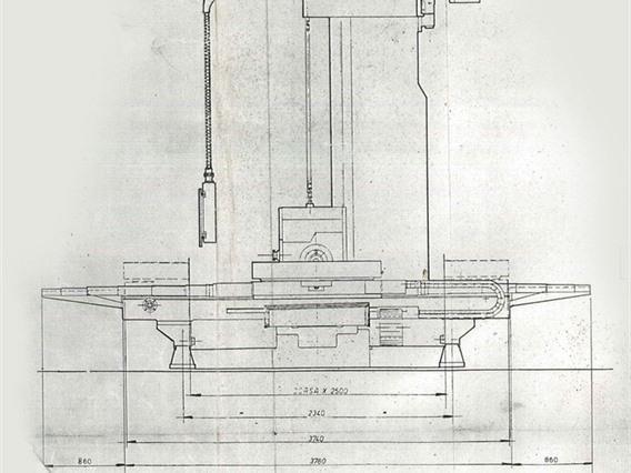 Pama ALB127 X: 2500 - Y: 1780 - Z: 1000mm CNC