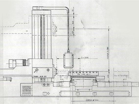 Pama ALB127 X: 2500 - Y: 1780 - Z: 1000mm CNC