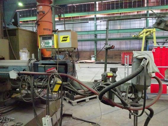 Esab Weldingcrane for composite beams/tanks