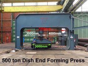 Bakker 500 ton Dish end forming press, Other Hydraulic Presses