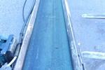 Scrap conveyor 1800 x 240 mm