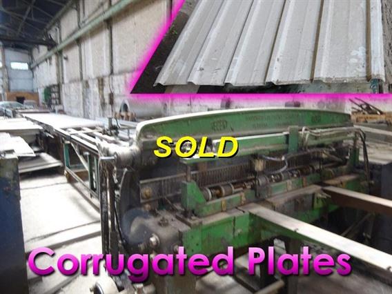 Ilma corrugated plates 1280 x 2,5 mm